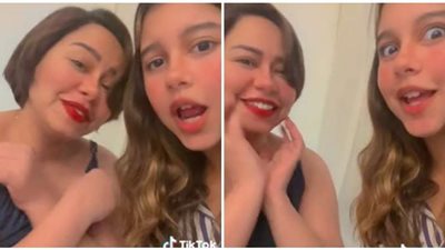 أحدث ظهور لـ شيرين عبد الوهاب مع ابنتها وتٌغني 