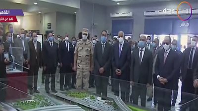 السيسي يفتتح المحطة الرابعة للخط الثالث للمترو ويضع حجر الأساس لمحطة عدلي منصور