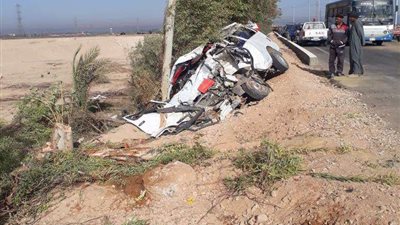 إصابة 10 أشخاص إثر تصادم ميكروباص مع تريلا بقنا