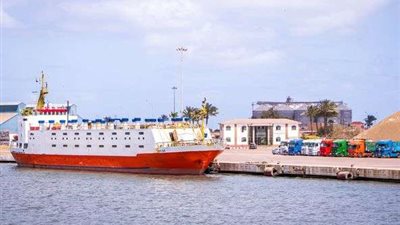 تداول 35 سفينة من البضائع العامة والمتنوعة بميناء دمياط