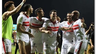 عمرو السيسي يسجل الهدف الثاني للزمالك في مرمى المصري
