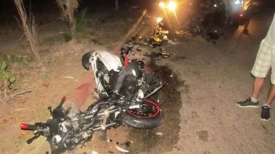 انقلاب دراجة نارية تودي بحياة طفل وإصابة شاب بأسيوط