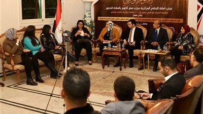 جلسة نقاشية بمصر أكتوبر.. بدران: نسعى لتقديم خطاب يستهدف كل فئات المجتمع