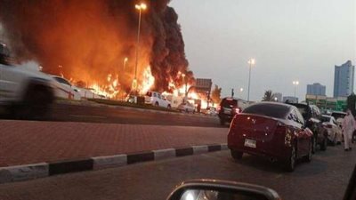 شاهد.. اللقطات الأولى لانفجار خط الغاز العربى فى سوريا