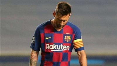 مظاهرات في برشلونة بعد قرار ميسي بالرحيل عن الفريق