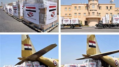 بالفيديو.. طائرتان عسكريتان محملتان بأطنان من المساعدات تصل لبنان