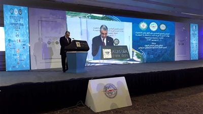 وزير الكهرباء والطاقة المتجددة يلقى كلمة افتتاح المنتدى العربى السادس