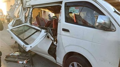 دماء على الطريق.. إصابة 17 شخصا في حادث تصادم بأبو حماد