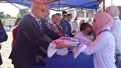 جامعة الإسماعيلية الجديدة الأهلية تشارك لأول مرة بالمهرجان الكشفي لجامعة قناة السويس