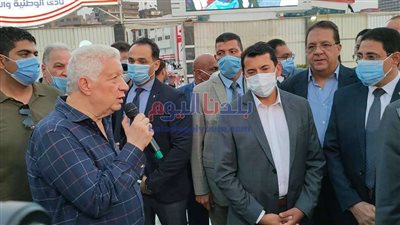 مرتضى منصور: نعمل على تطوير نادي الزمالك رياضيا وإنشائيا.. صور