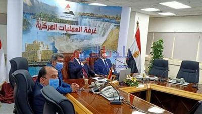 غرفة عمليات مجلس الوزراء تشيد بإمكانيات محافظه المنيا في معالجة الأزمات