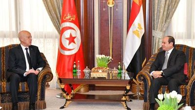 السيسي يلتقي مع نظيره التونسي بالعاصمة الرياض