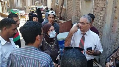 إصابة شخصين في حادث انهيارمنزل بمدينة طنطا بالغربية.. صور