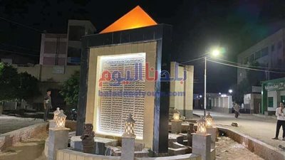 أهالى قرية بالمحلة يتبرعون بنصب تذكاري يضم أسماء المشاركين في حرب أكتوبر