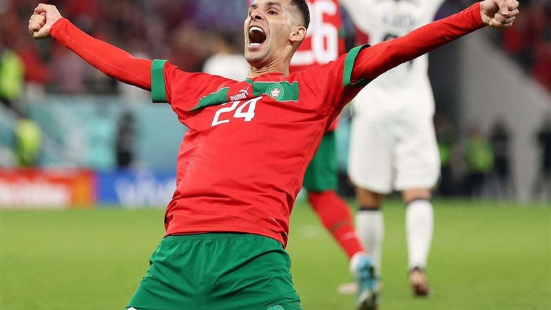 بدر بانون لاعب المغرب
