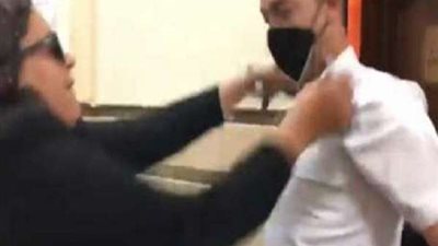 شهود واقعة اعتداء سيدة على ضابط يكشفون تفاصيل جديدة في القضية