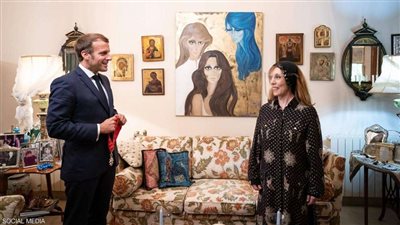 ماكرون: شعرت بالرهبة بحضور جارة القمر فيروز