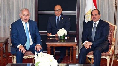 السيسي يتلقي اتصال هاتفي من رئيس الوزراء الإسرائيلي