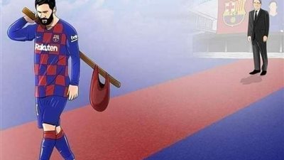 ميسي يجهز بيان لإعلان قراره النهائي