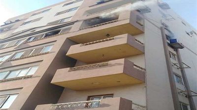 النيران  تلتهم شخصين في حريق شقة سكنية بأوسيم