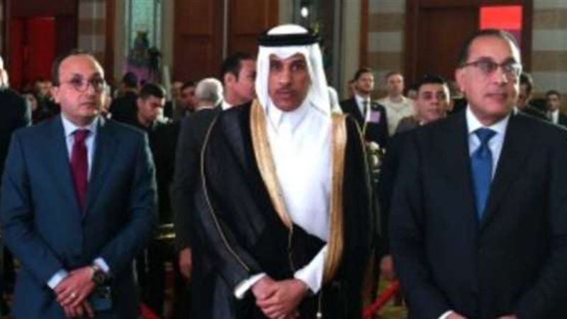 مدبولى و سفير قطر