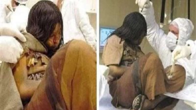 بكامل جسدها وملابسها.. انتشال جثة طفلة مجمدة منذ 500 عامًا (صور)