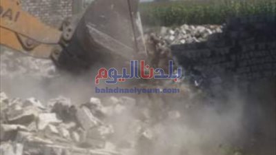 إزالة 79 حالة تعدي على أملاك الدولة والأراضى الزراعية بالمحلة