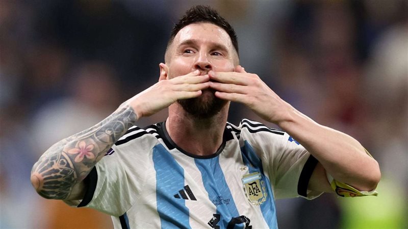 ميسي لاعب منتخب الأرجنتين
