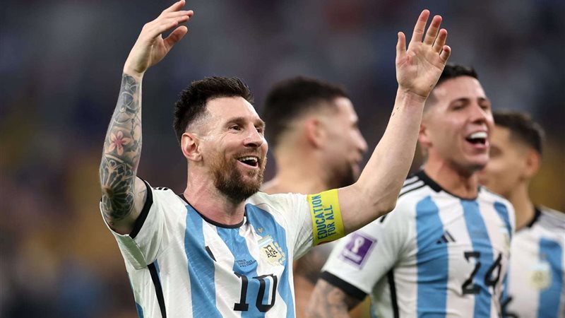 ميسي لاعب منتخب الأرجنتين