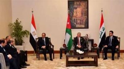 مؤتمر بغداد يؤكد أهمية آلية التعاون الثلاثى بين مصر والأردن والعراق