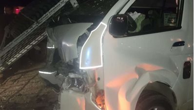 حادث تصادم مروع بصحراوي قنا و الدفع ب10 سيارات إسعاف