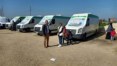 استمرار القوافل الطبية للكشف على 1800 مواطن بقرية أم عزام بالإسماعيلية