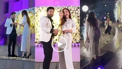 خطيبها فاجأها.. نور إيهاب تحتفل بخطوبتها على بطل مسلسل العيلة دي