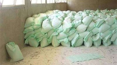 ضبط 210 طن أعلاف مجهولة المصدر بالمنوفية