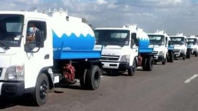 إعلان حالة الطوارئ وتكثيف سيارات شفط المياة بمدن القناة