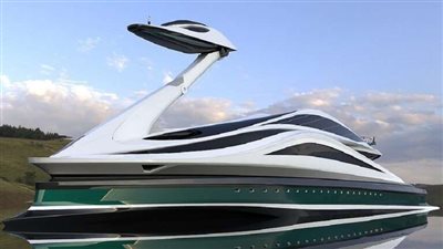 بالصور.. شركة إيطالية تصمم يختًا على شكل بجعة