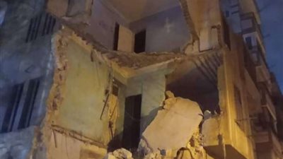 فرض كردون أمني بعد انهيار منزلين من الطوب اللبن في بندر قنا