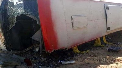 مصرع وإصابة 10 مواطنين في حادث انقلاب أتوبيس بقليوب