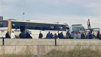 ارتفاع عدد المصابين بحادث طريق المنصورة جمصة