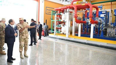 بث مباشر.. السيسى يفتتح مصنعي الغازات الطبية والصناعية ومحطة الطاقة الثلاثية بالجيزة