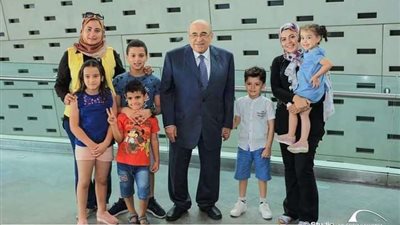 مكتبة الإسكندرية تكرم أسرتي شهداء الوطن 