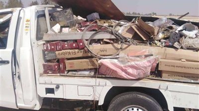 إصابة 12 شخصا في حادث انقلاب سيارة بالمنيا