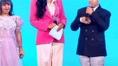 محمد ونادين فى 