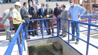 افتتاح أكبر محطة مياة شرب مرشحة في المحلة