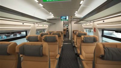 تشغيل قطار تالجو الفاخر وآراء الركاب في الخدمة.. «فيديو»