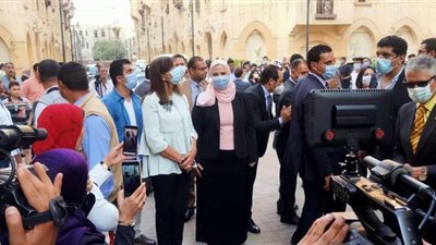 في لفتة إنسانية.. وزيرتا التضامن والهجرة يشاركن أطفال روضة السيدة أنشطتهم