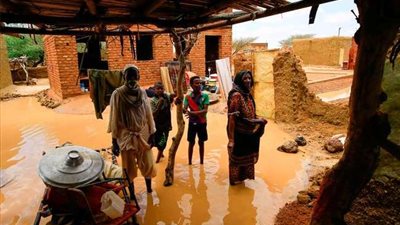 ارتفاع حصيلة الفيضانات والسيول بالسودان إلى 121 شخصا