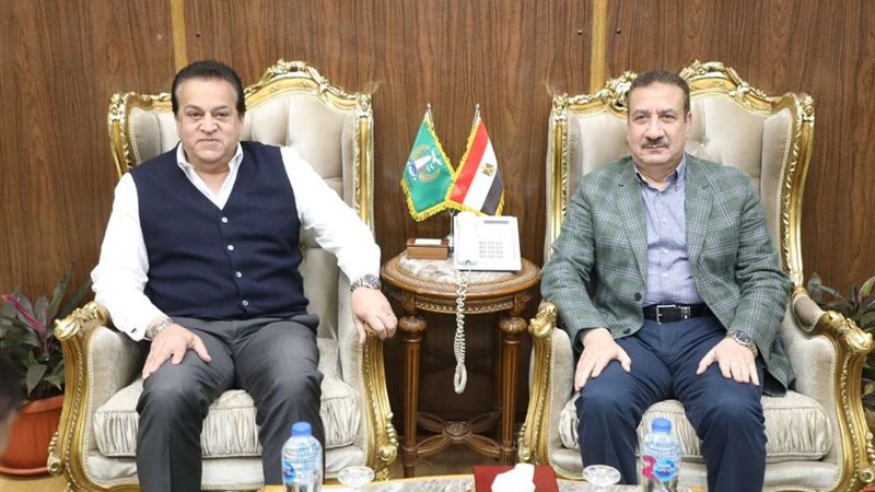 محافظ المنوفية يستقبل