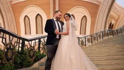 هاجر الشرنوبي تستقبل العام الجديد بعقد قرانها على المنتج أحمد الجابري