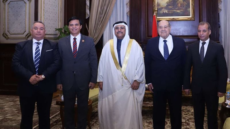 جانب من لقاء المستشار